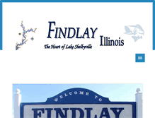 Tablet Screenshot of findlayillinois.net